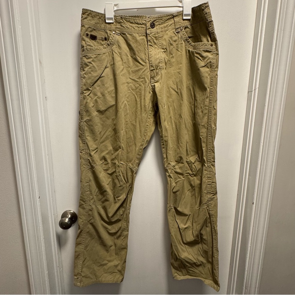 Kuhl Mens Revolvr Khaki Pants Size 36x34 Outdoor Athletic Hiking Stretch